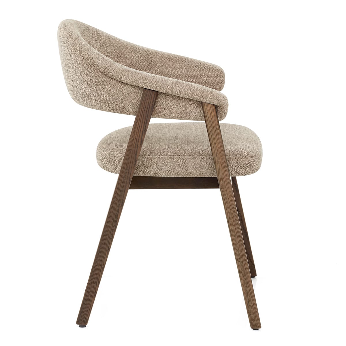 Silla Tela Roble - Amber Gris Pardo