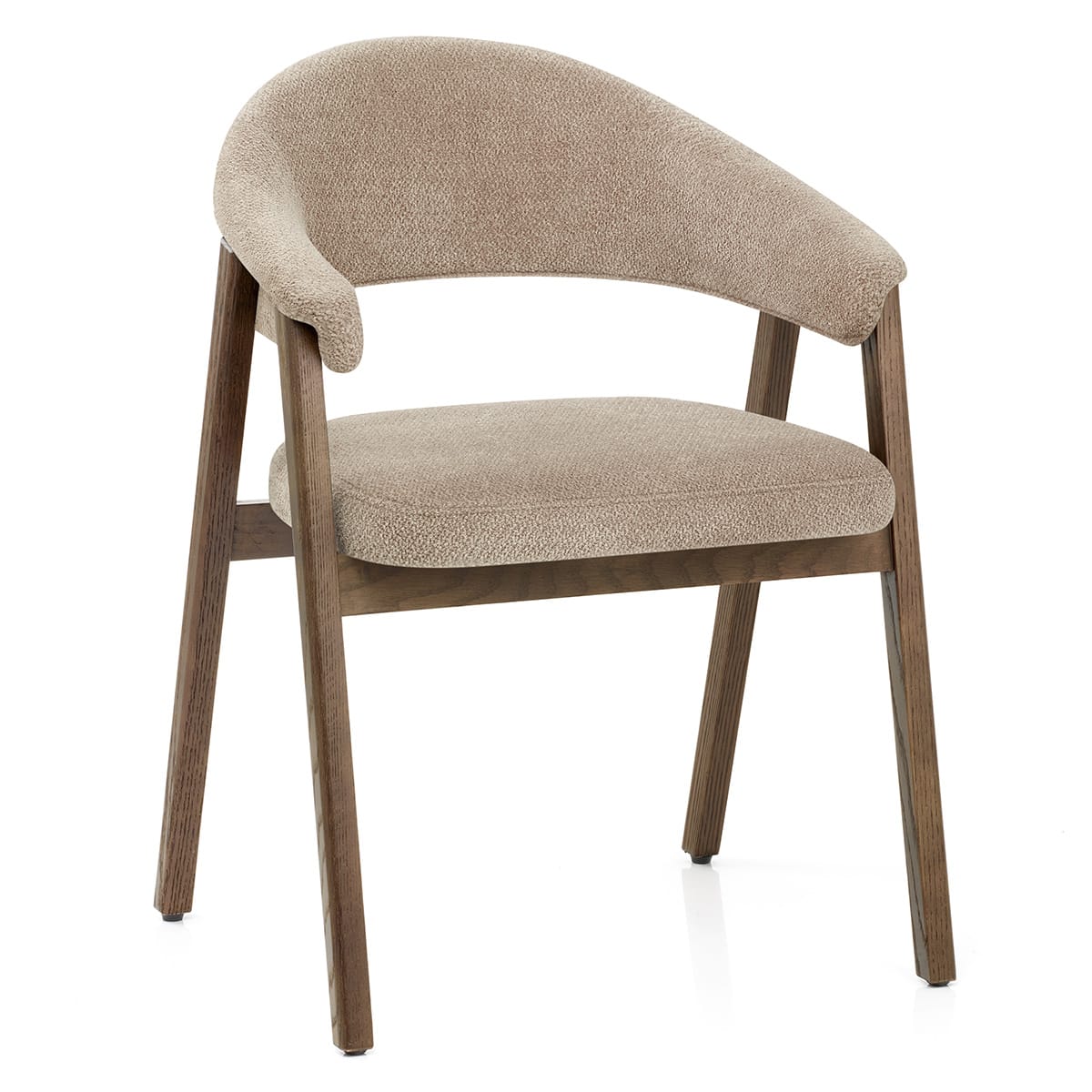 Silla Tela Roble - Amber Gris Pardo