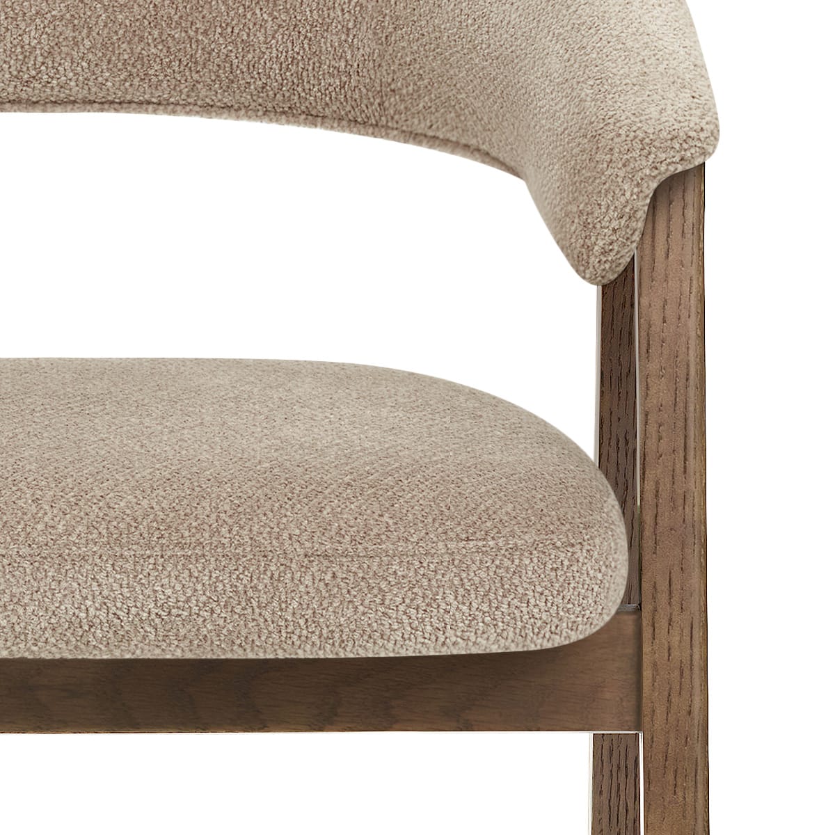 Silla Tela Roble - Amber Gris Pardo