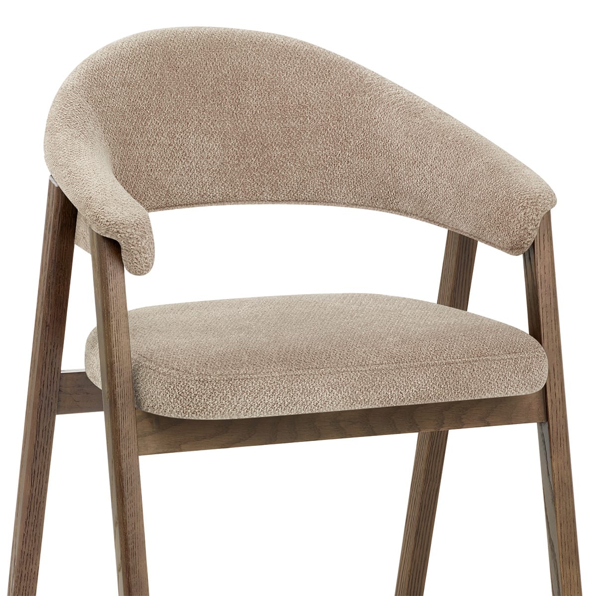 Silla Tela Roble - Amber Gris Pardo