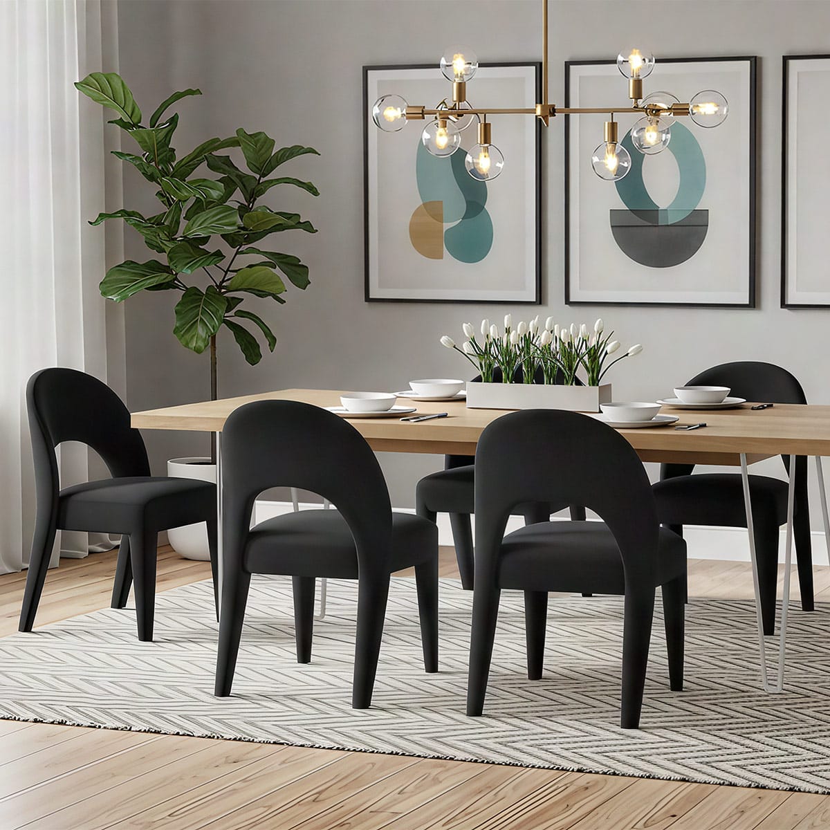 Silla Terciopelo - Amore Negro