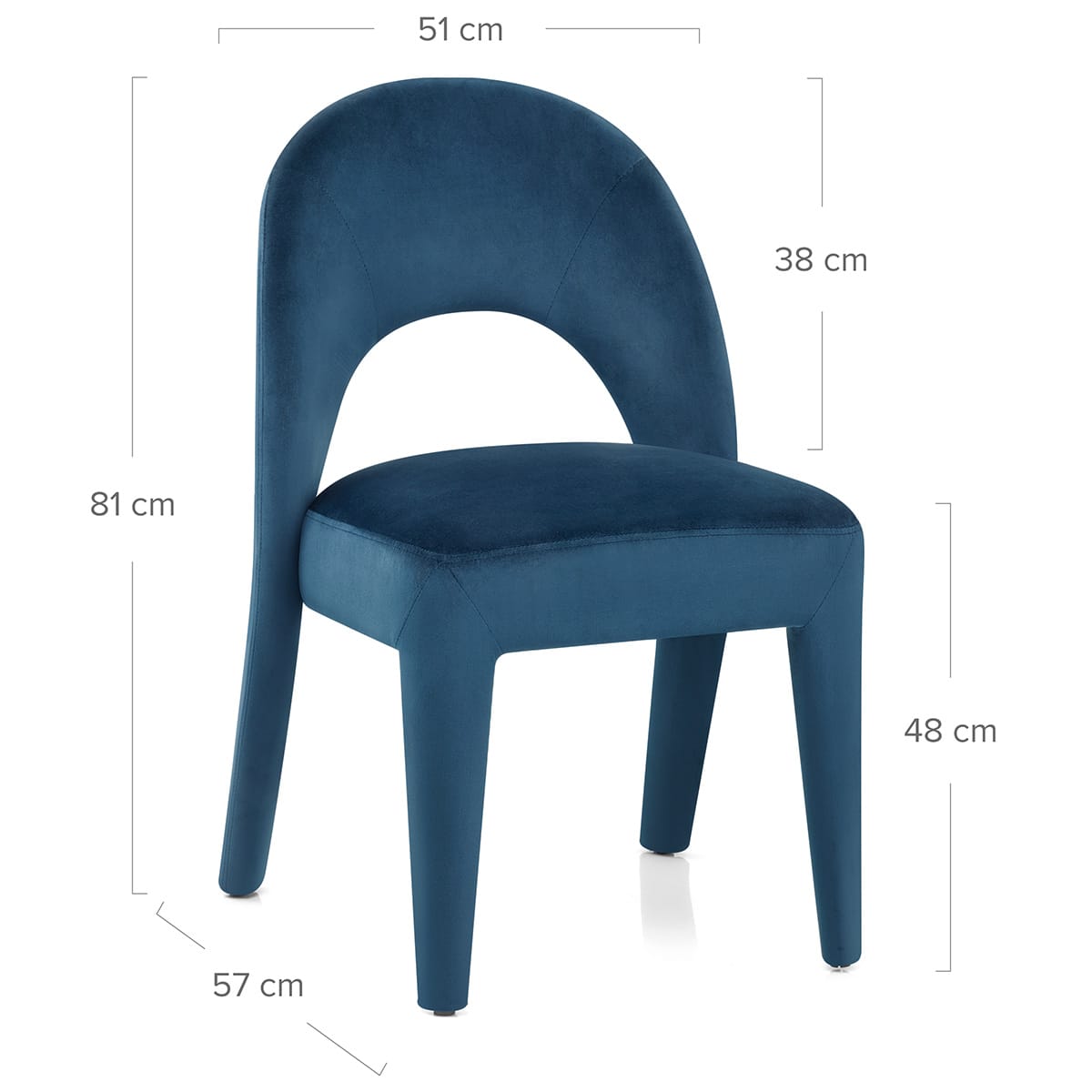 Silla Terciopelo - Amore Azul