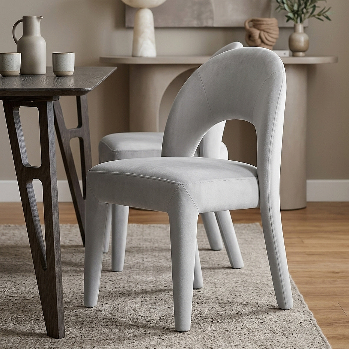 Silla Terciopelo - Amore Gris