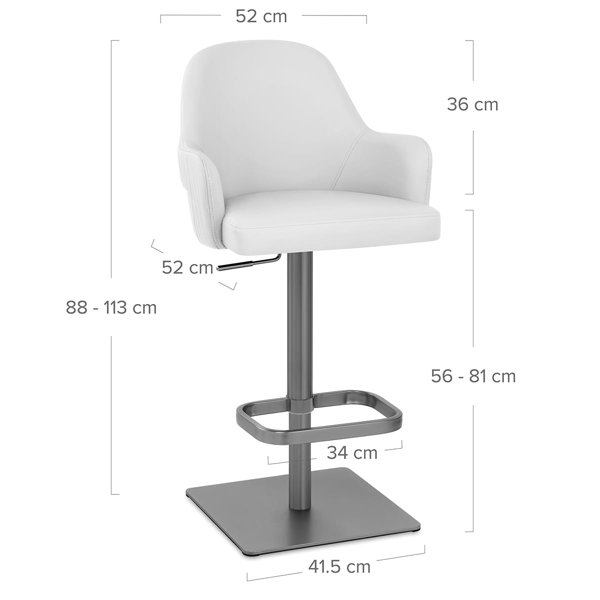 Antonia Graphite BS Blanco