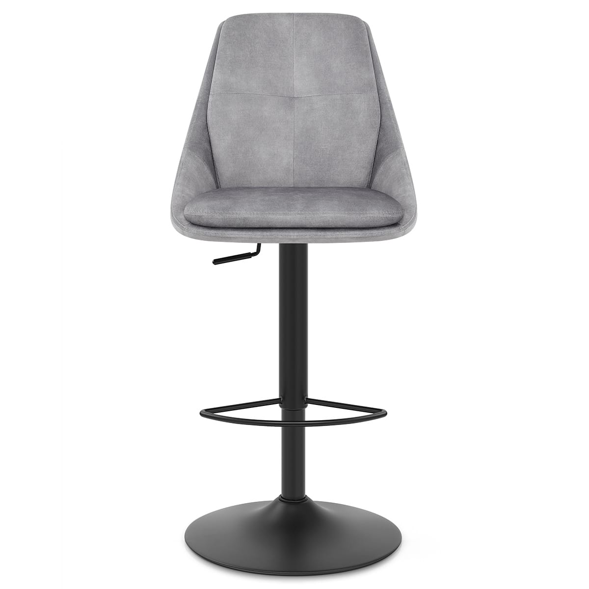 Taburete Terciopelo - Aria Gris