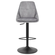 Taburete Terciopelo - Aria Gris