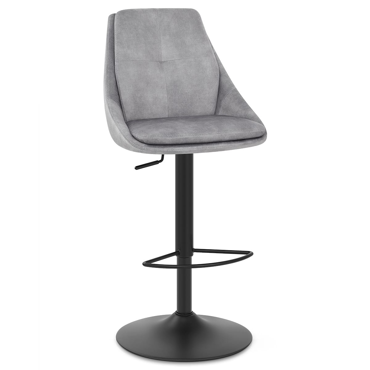 Taburete Terciopelo - Aria Gris