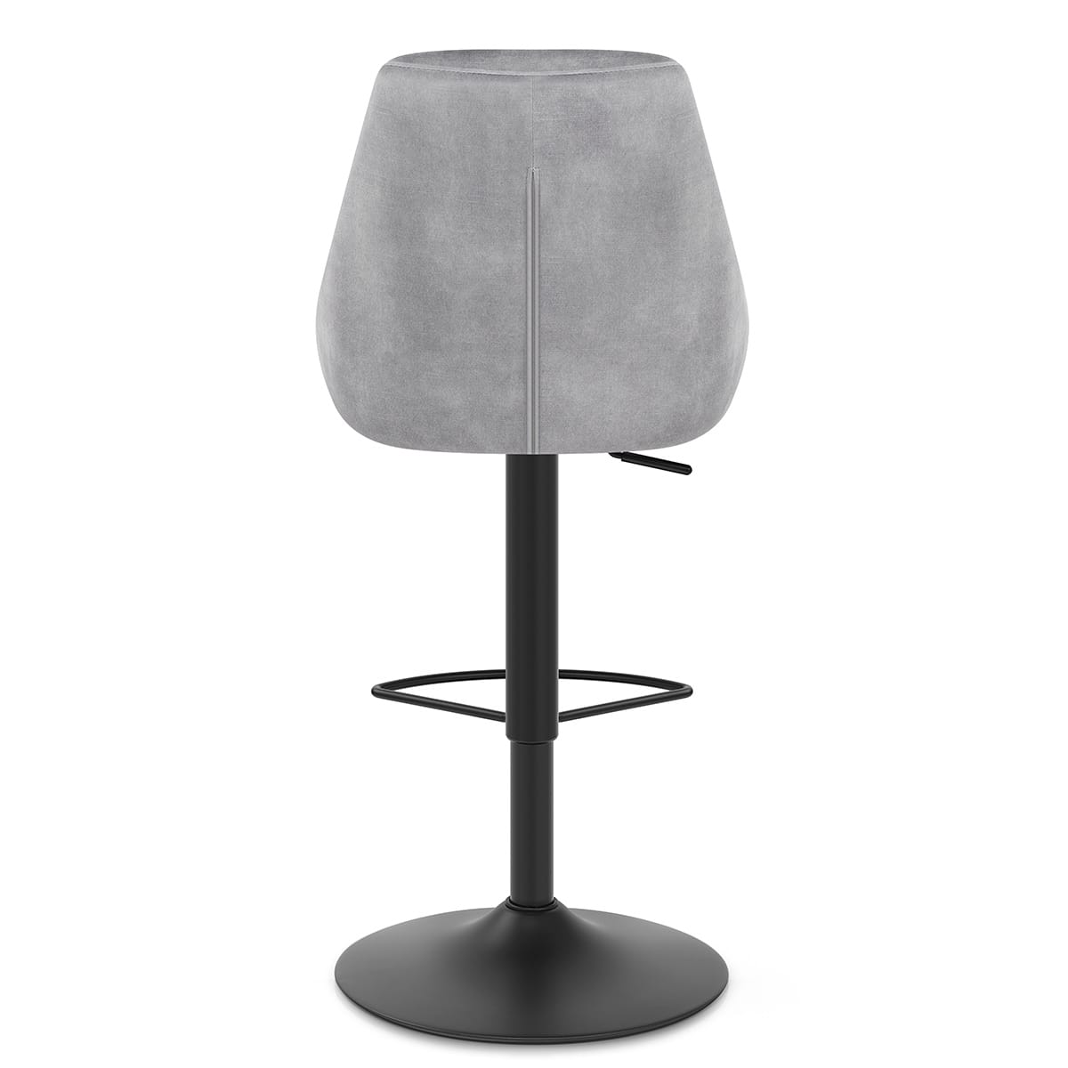 Taburete Terciopelo - Aria Gris