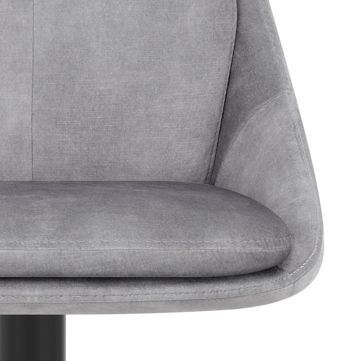 Taburete Terciopelo - Aria Gris