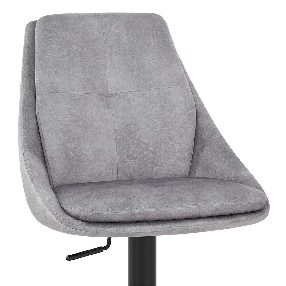 Taburete Terciopelo - Aria Gris