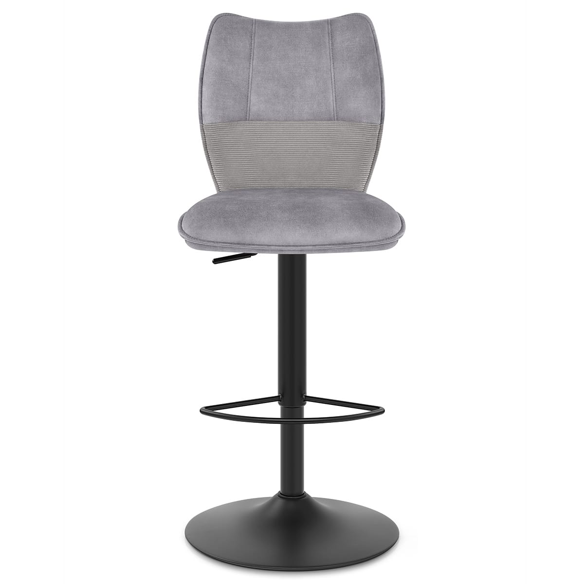 Taburete Terciopelo - Art Gris