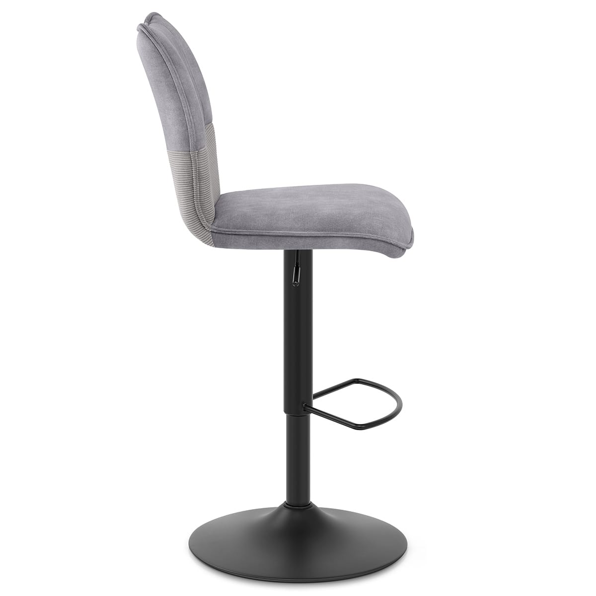 Taburete Terciopelo - Art Gris