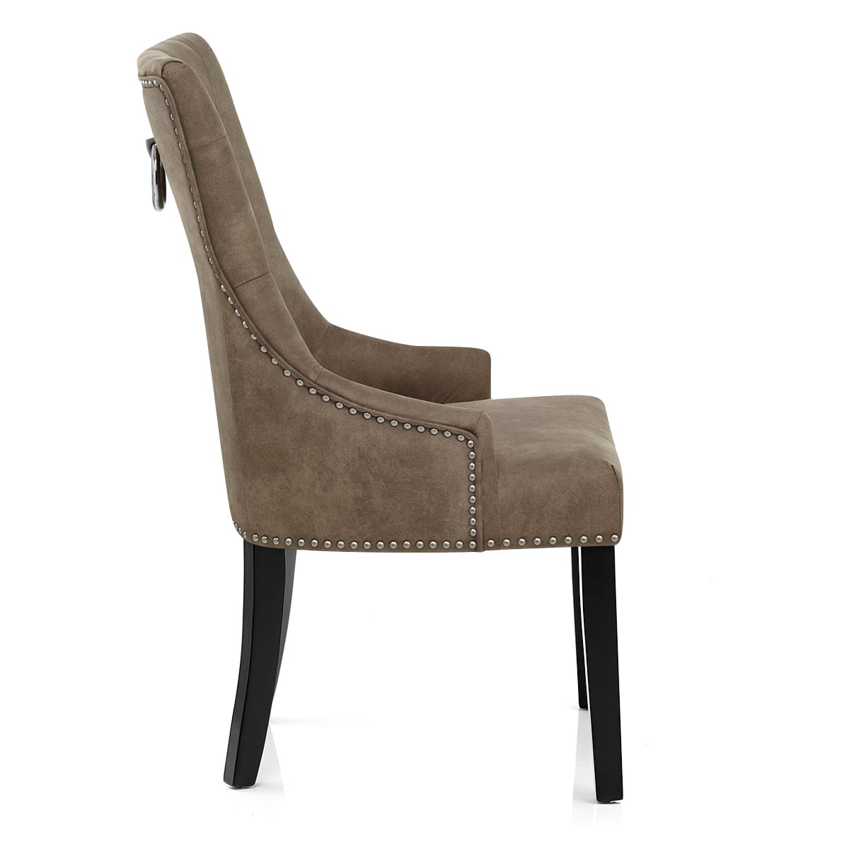 Silla Polipiel Madera - Ascot Marrón