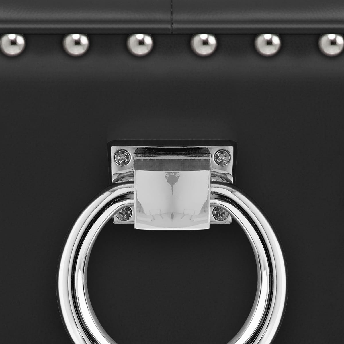 Silla Cuero Regenerado - Ascot Negro