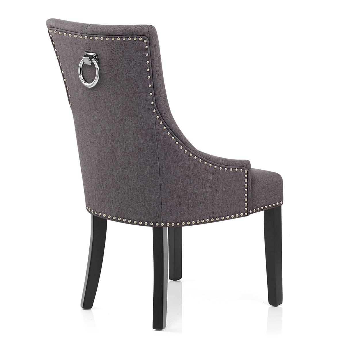 Silla Madera Tela - Ascot Gris Oscuro