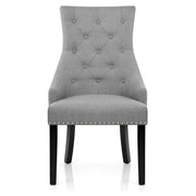 Silla Madera Tela - Ascot Gris