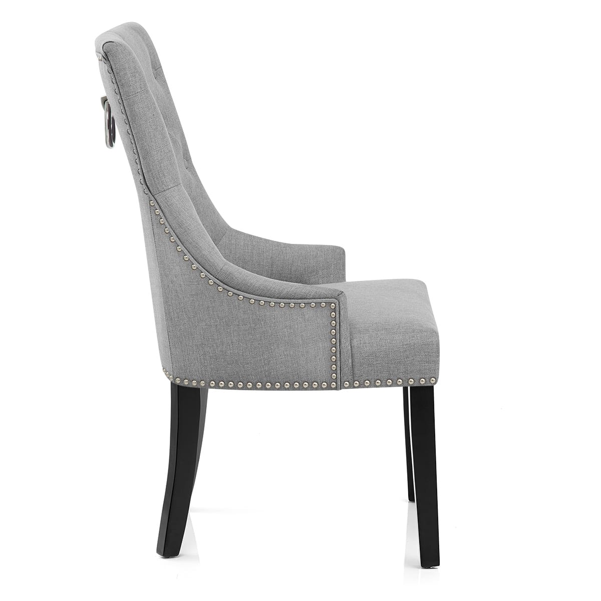Silla Madera Tela - Ascot Gris