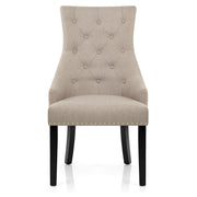Silla Madera Tela - Ascot Gris Pardo