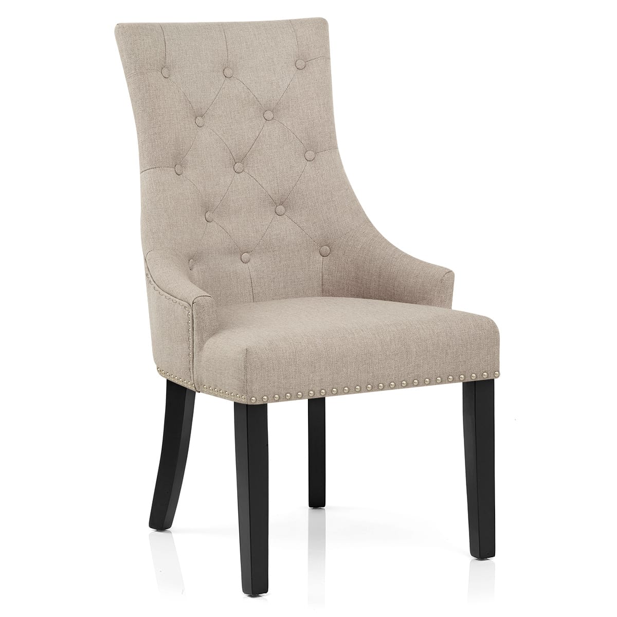 Silla Madera Tela - Ascot Gris Pardo