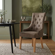 Silla Polipiel Roble - Ascot Marrón