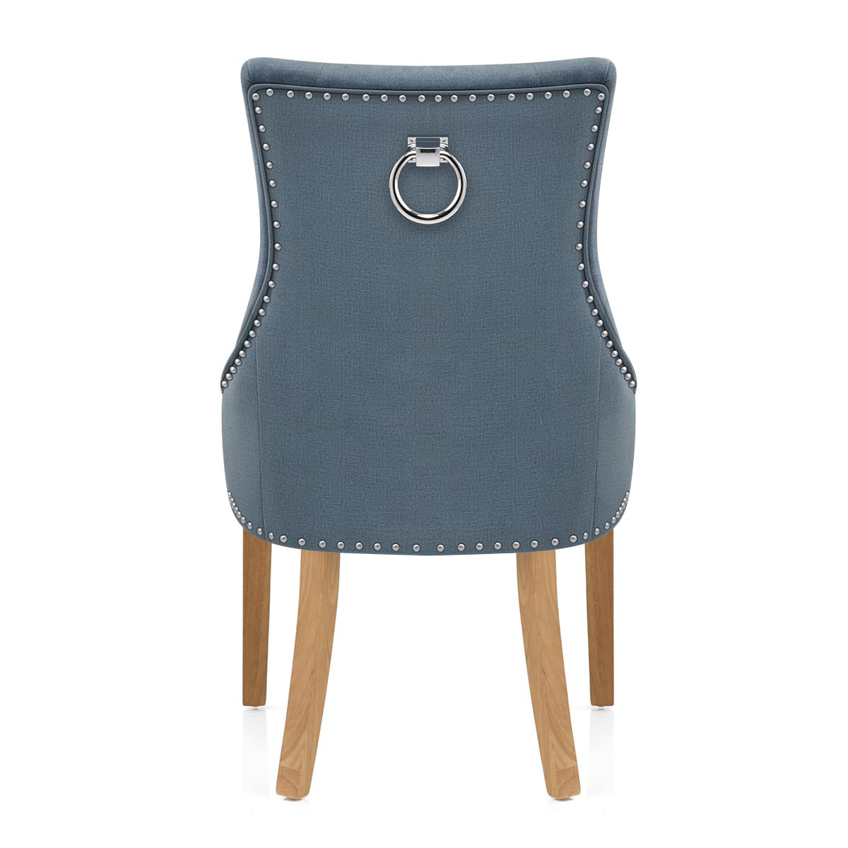 Silla Tela Roble - Ascot Azul