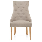 Silla Tela Roble - Ascot Gris Pardo