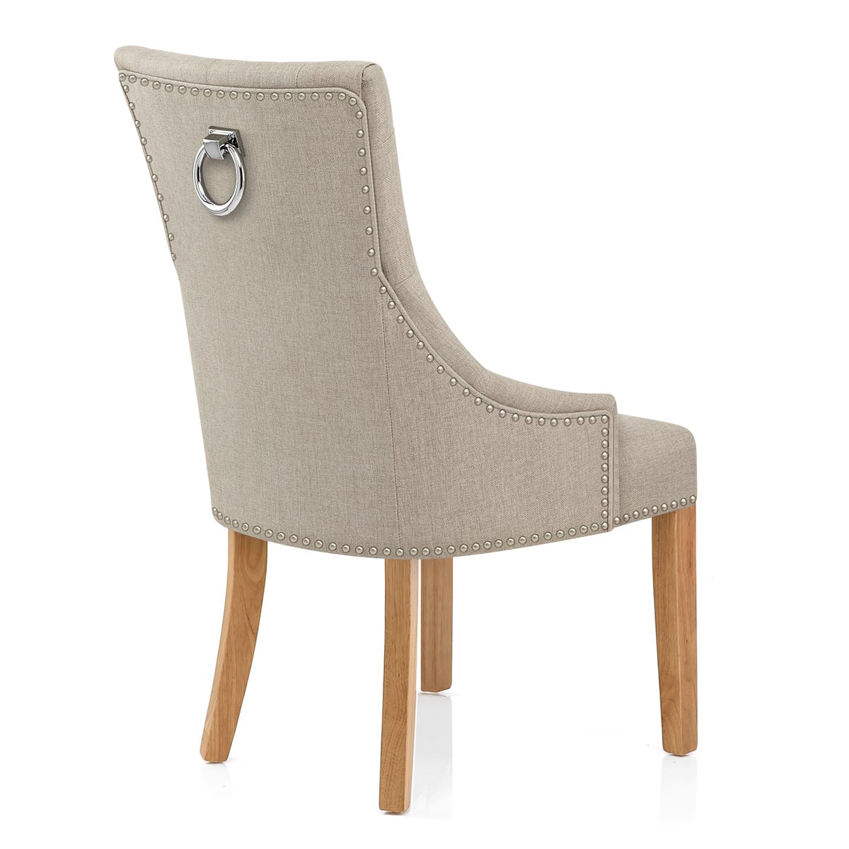 Silla Tela Roble - Ascot Gris Pardo