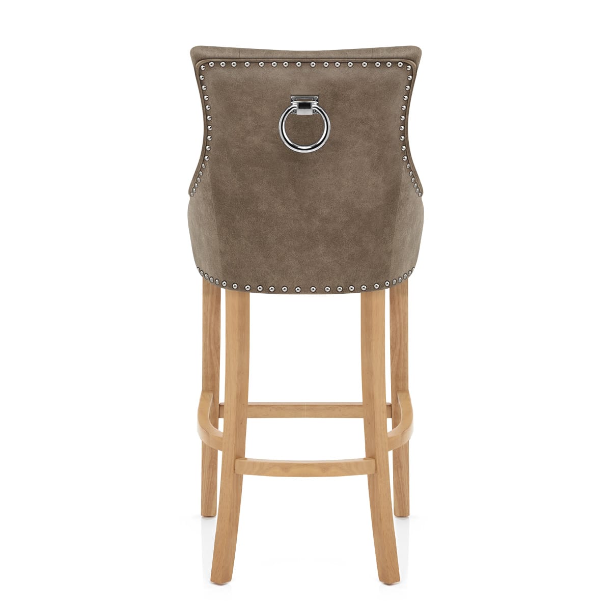 Taburete Polipiel Roble - Ascot Marrón