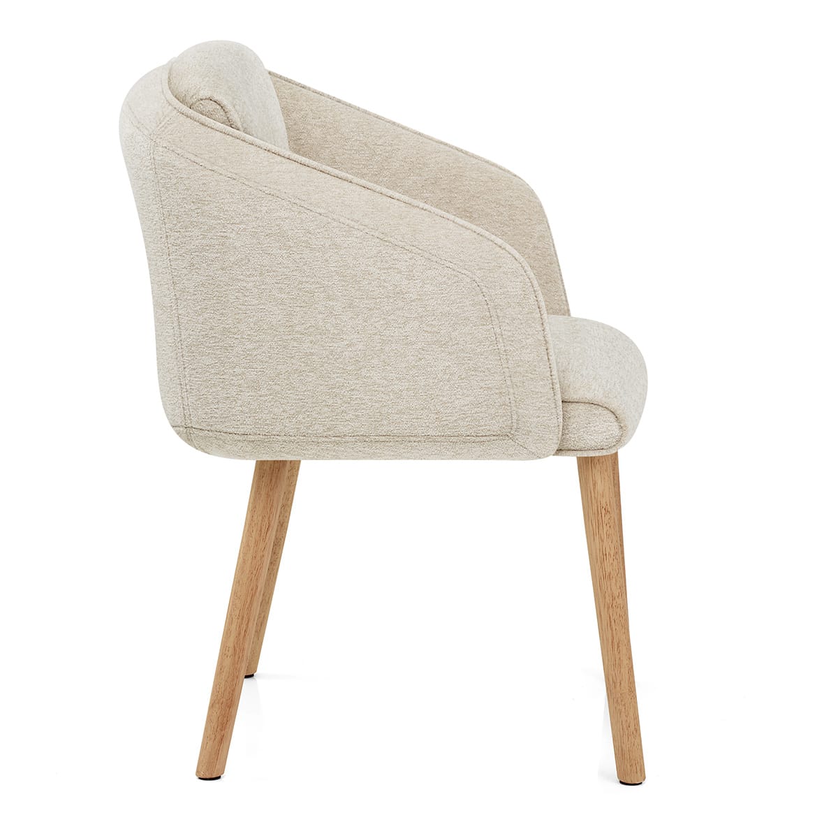 Silla Tela Madera - Asti Crema