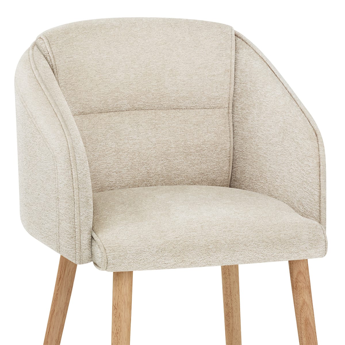 Silla Tela Madera - Asti Crema