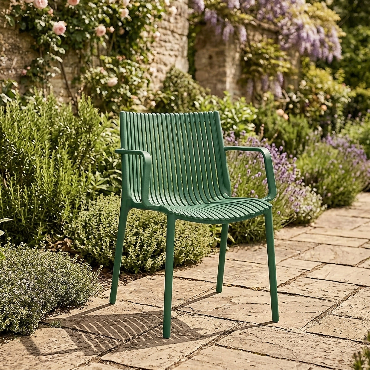 Sillón Resina Exterior - Aura Verde