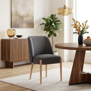 Silla Tela - Avon Gris Oscuro