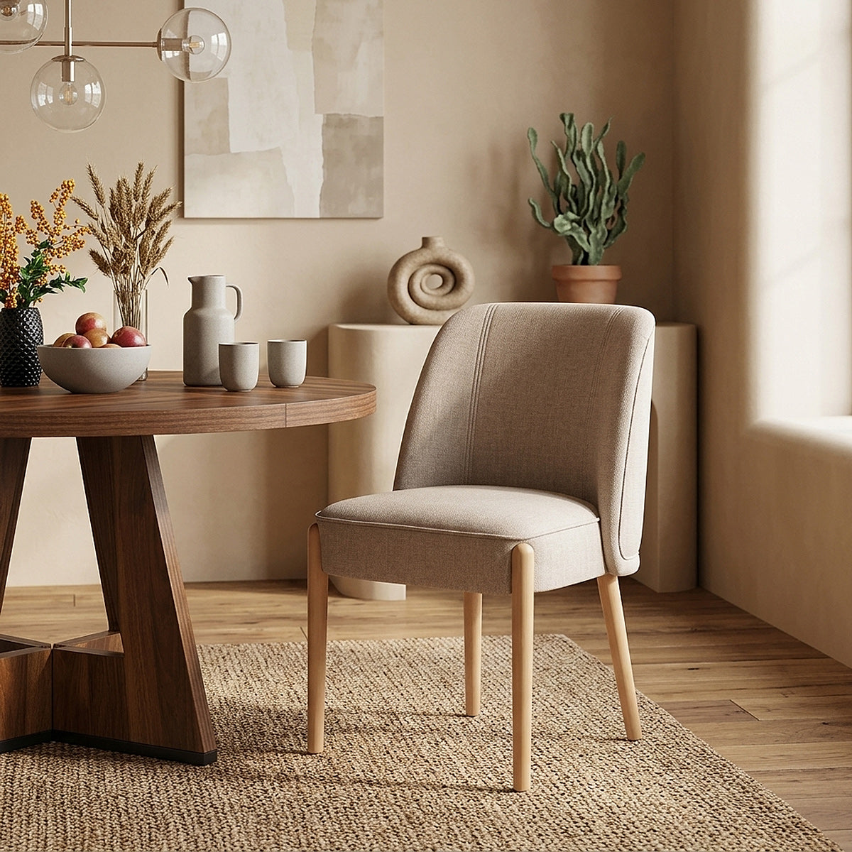 Silla Tela - Avon Gris Pardo