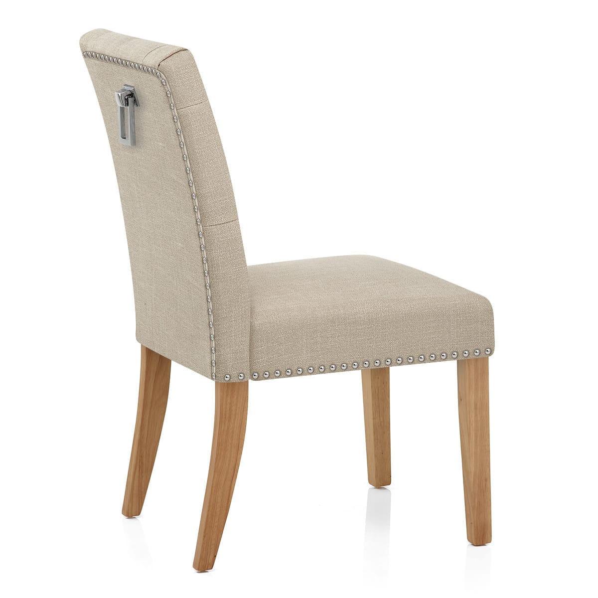 Silla Tela Roble - Barrington Crema