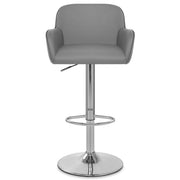 Taburete Polipiel Satinado - Berlín Gris
