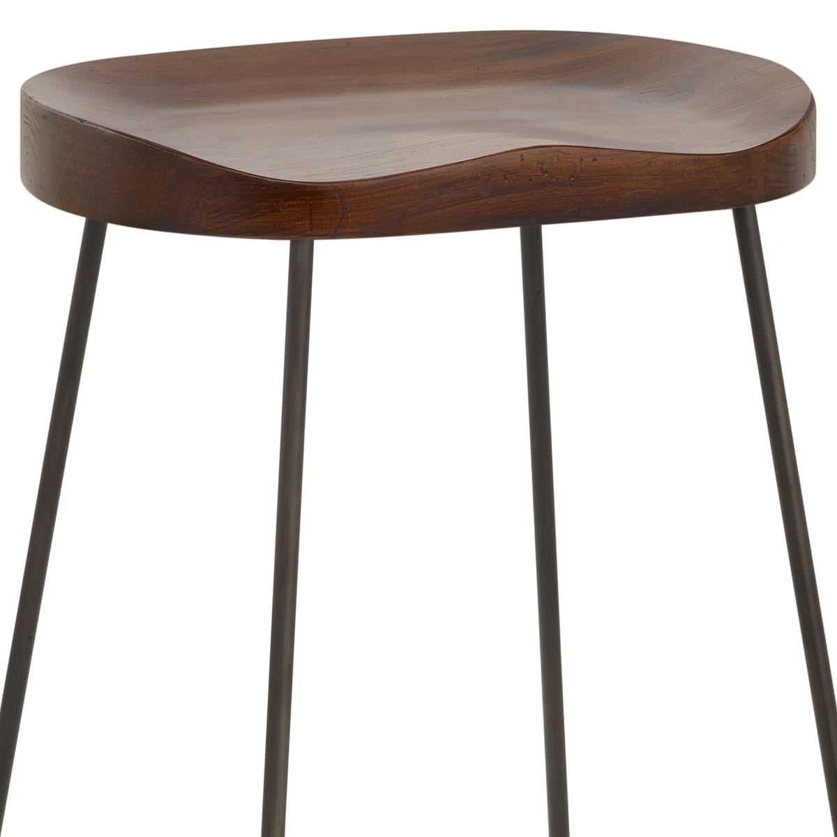 Taburete Madera Oscura - Bloc Madera