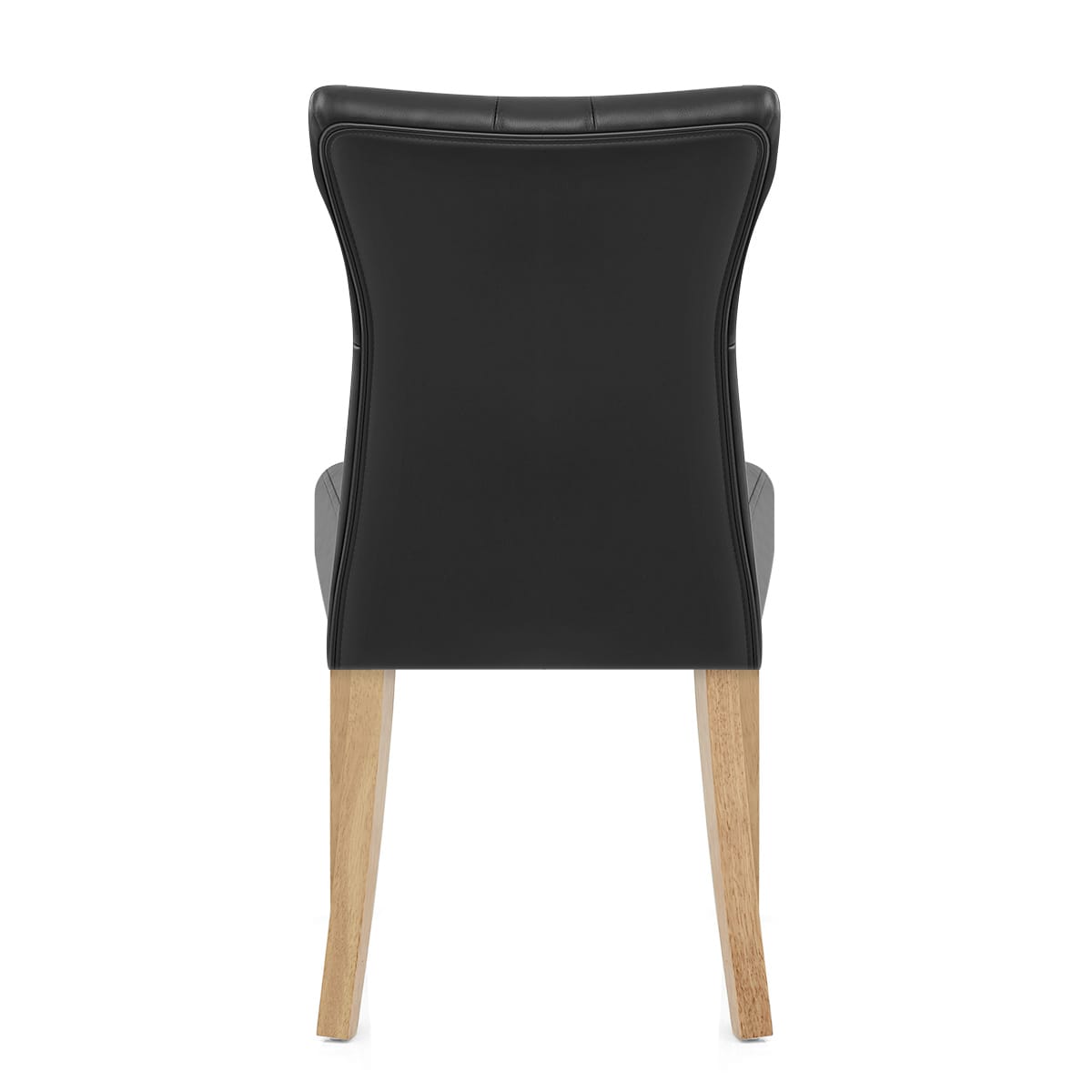 Silla Polipiel Madera - Bradbury Negro