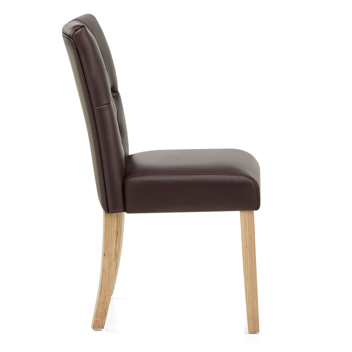 Silla Polipiel Madera - Bradbury Marrón