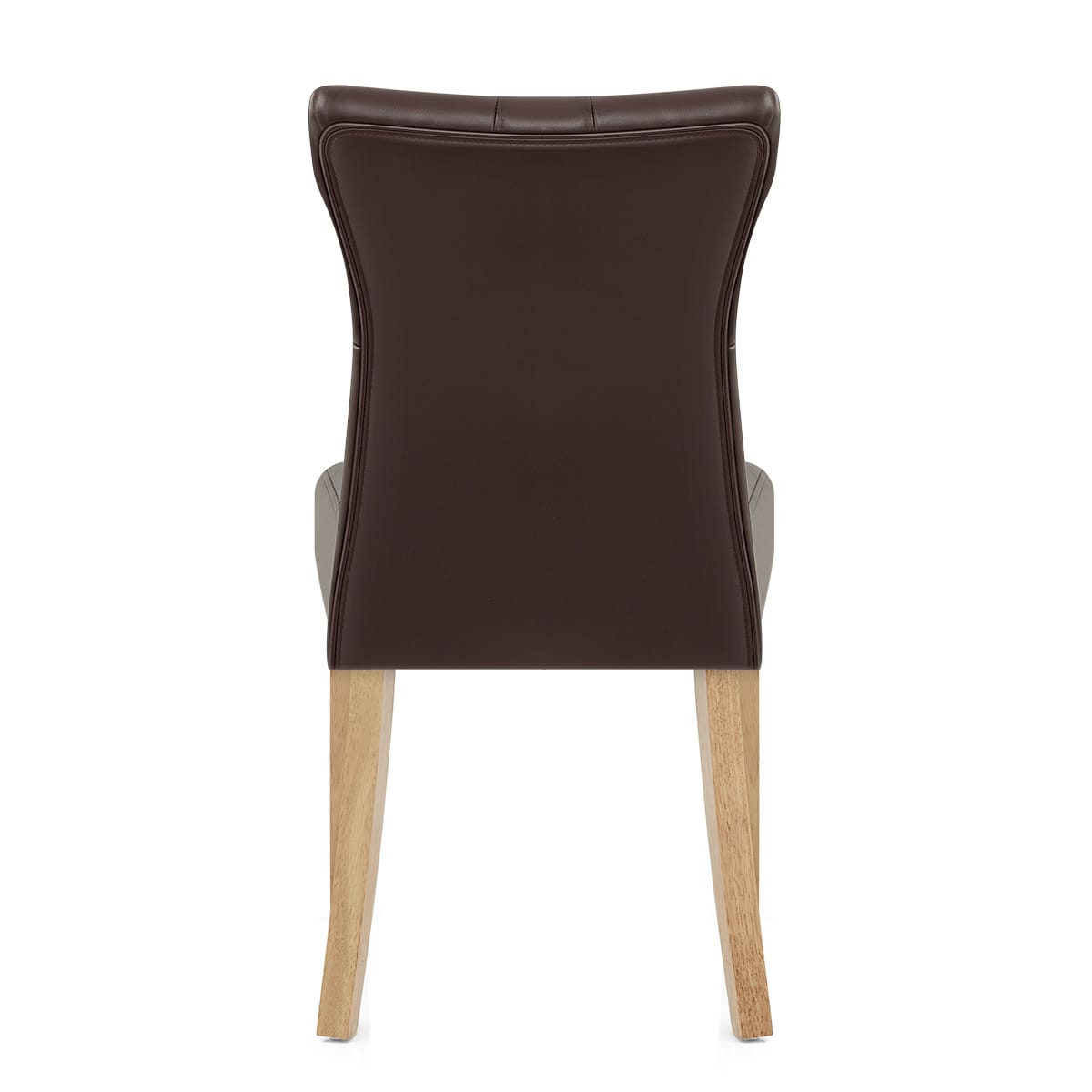 Silla Polipiel Madera - Bradbury Marrón