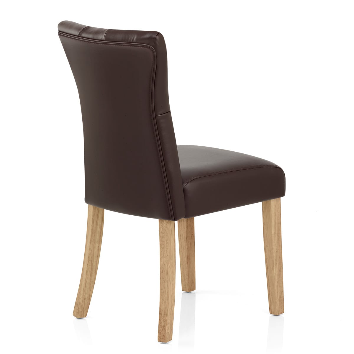 Silla Polipiel Madera - Bradbury Marrón