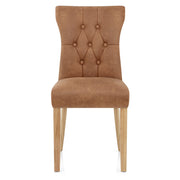 Silla Polipiel Madera - Bradbury Marrón Antiguo