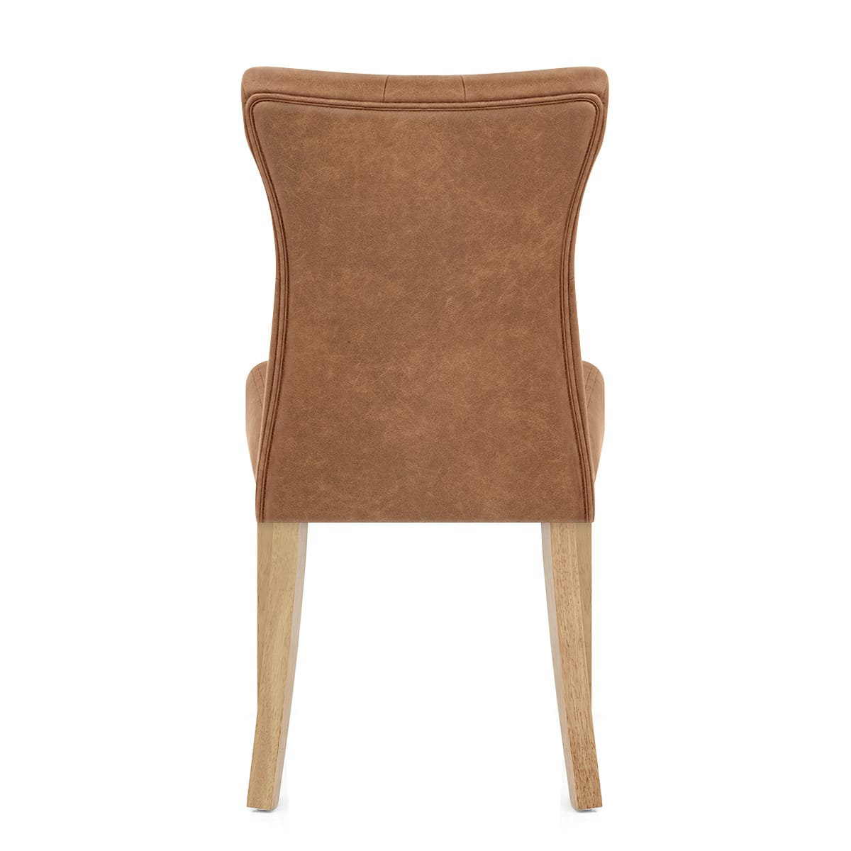 Silla Polipiel Madera - Bradbury Marrón Antiguo