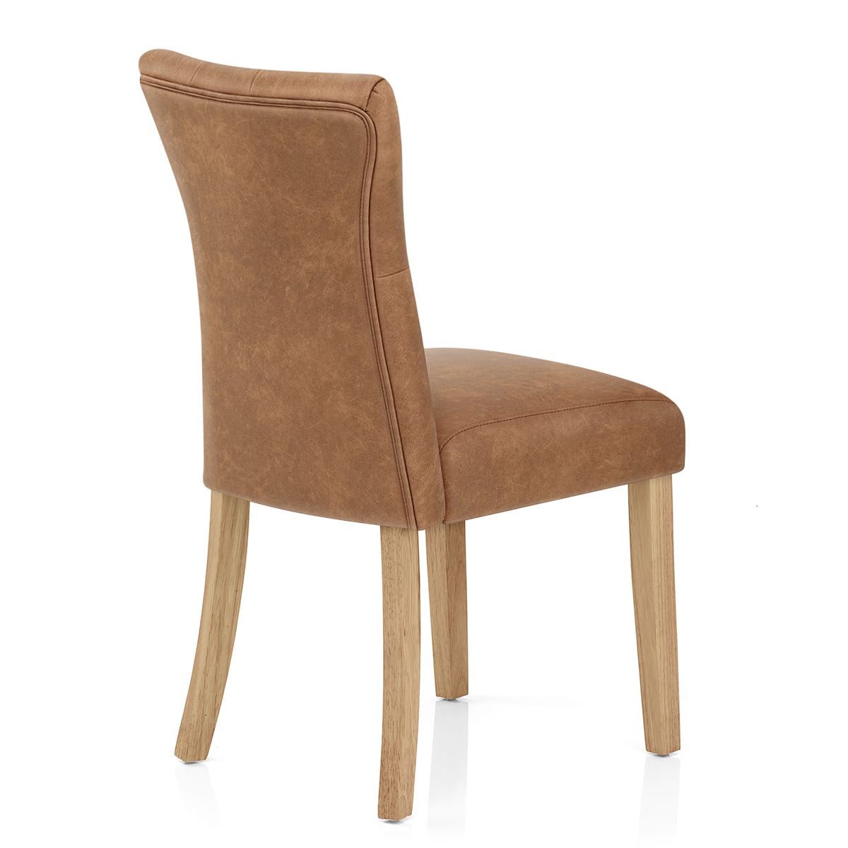 Silla Polipiel Madera - Bradbury Marrón Antiguo