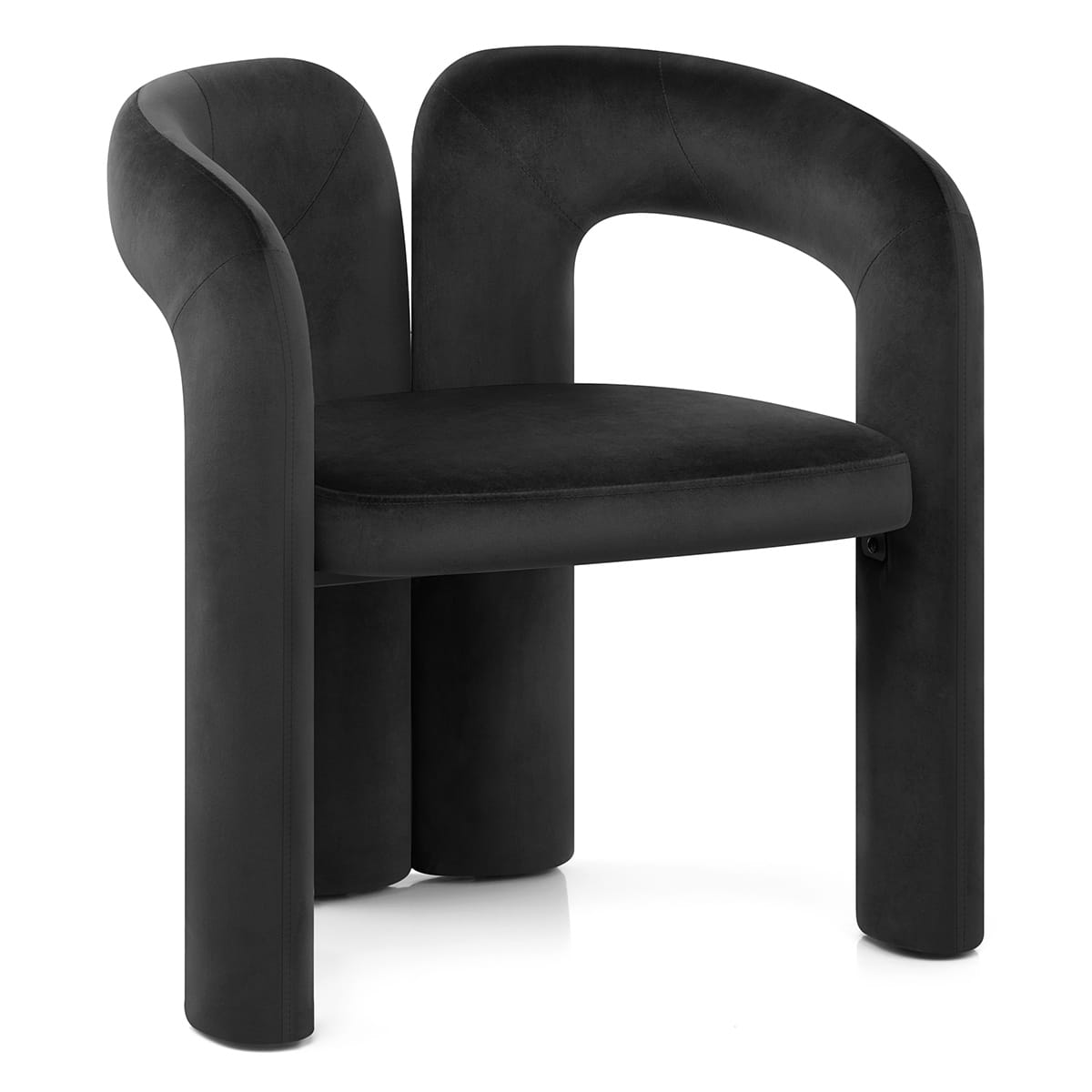 Silla Terciopelo - Bubble Negro