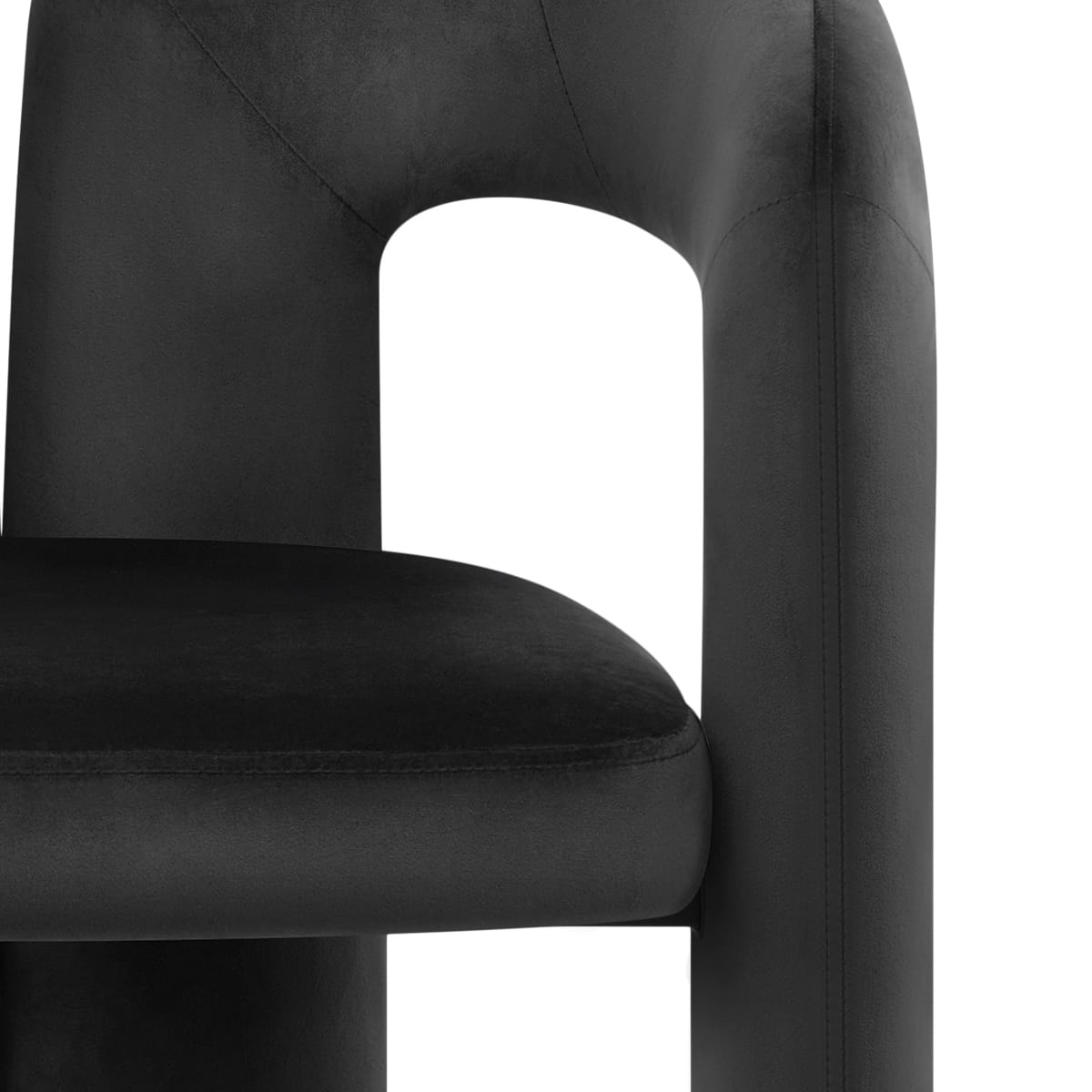 Silla Terciopelo - Bubble Negro