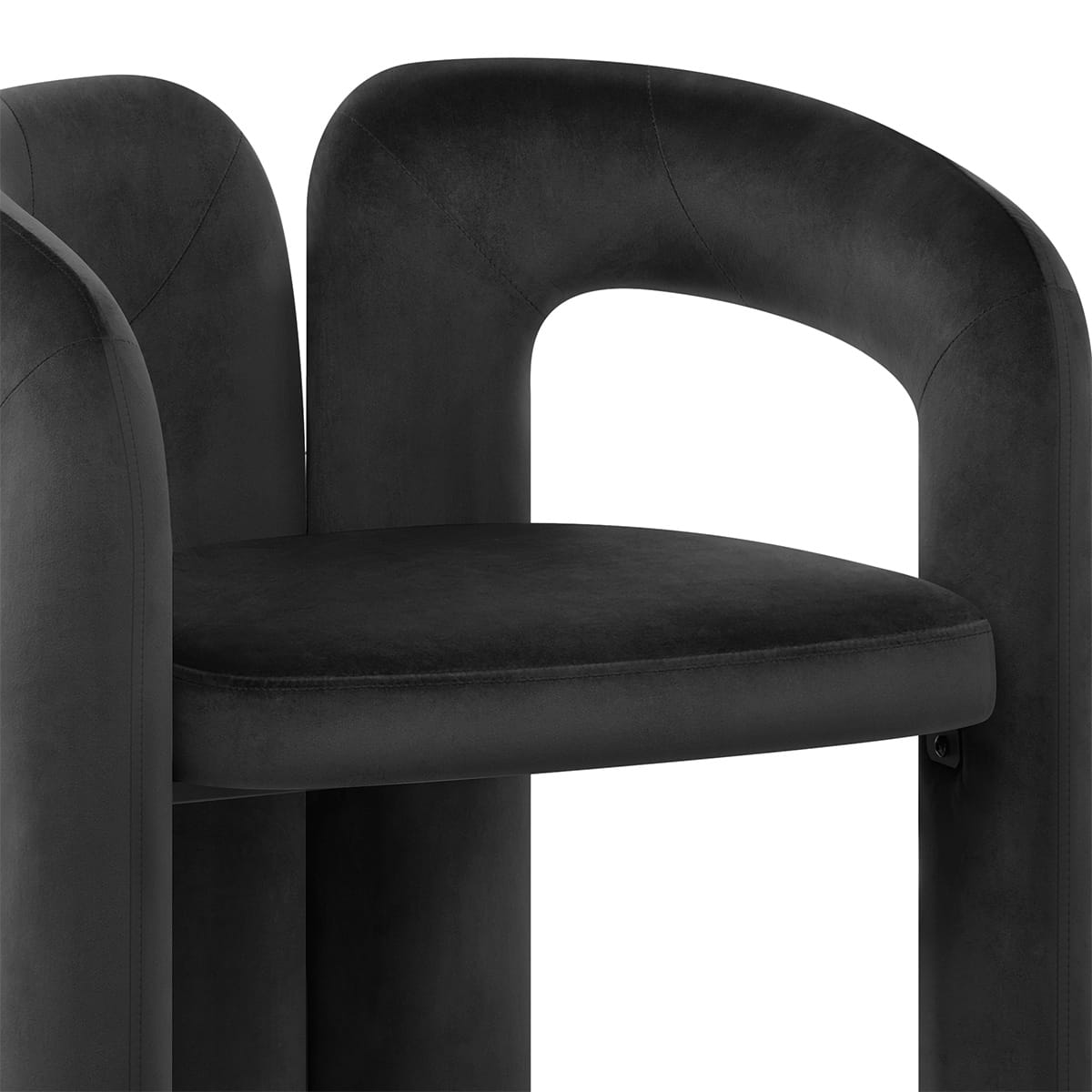 Silla Terciopelo - Bubble Negro