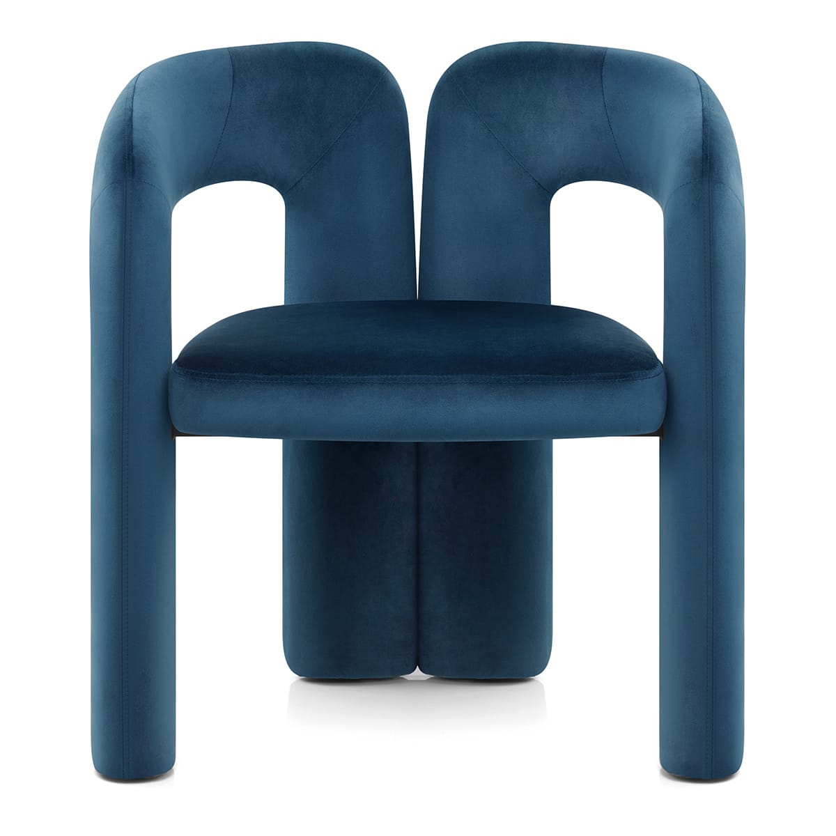 Silla Terciopelo - Bubble Azul