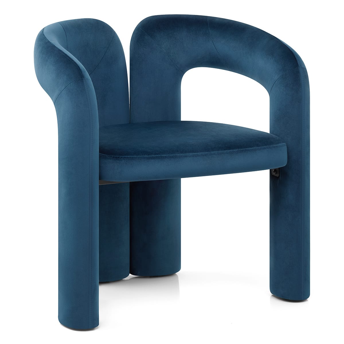 Silla Terciopelo - Bubble Azul