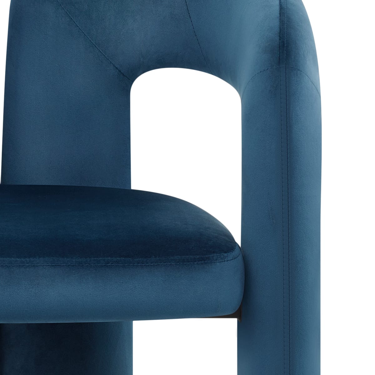 Silla Terciopelo - Bubble Azul