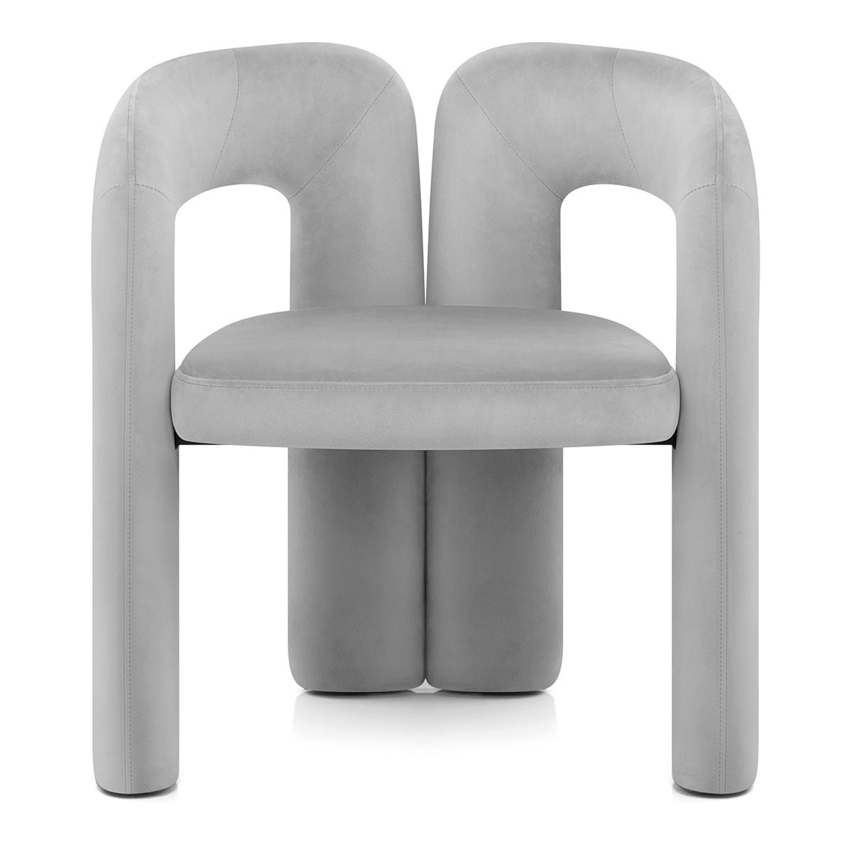 Silla Terciopelo - Bubble Gris